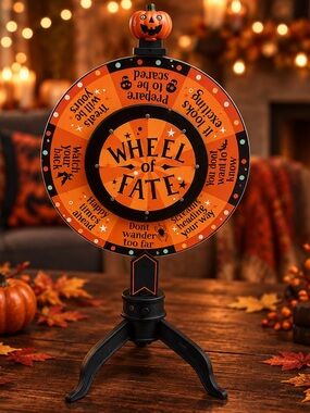 Wheel of Fate Halloween Spinner - Orange